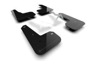 Acura Integra Mud Flap - Front + Rear - Rally Armor - UR Black Flap/Dark Grey Logo - Black - `23-`24 Acura Integra Mud Flap - Front + Rear - Rally Armor - UR Black Flap/Dark Grey Logo - Black - `23-`24